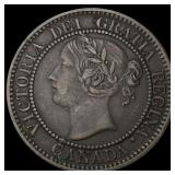 1859 Canada 1 Cent Victoria Penny UNCIRCULATED