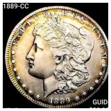 1889-CC Morgan Silver Dollar NEARLY UNCIRCULATED+