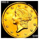 1852-D Rare Gold Dollar HIGH GRADE