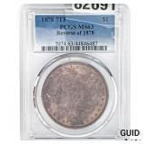 1878 Rev. 1878 Morgan Silver Dollar PCGS MS63