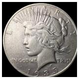 1935-S Silver Peace Dollar NEARLY UNCIRCULATED
