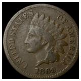 1869 Indian Head Cent LIGHTLY CIRCULATED