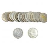[20 Coins] 1878-1901 Roll of Silver Morgan $1s