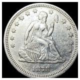 1878 Seated Liberty Quarter CLOSELY UNCIRCULATED