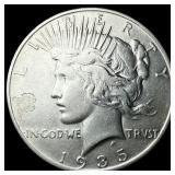 1935-S Silver Peace Dollar CLOSELY UNCIRCULATED