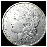 1891-O Silver Morgan Dollar ABOUT UNCIRCULATED