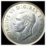 1937 Canada Silver 50 Cents UNCIRCULATED