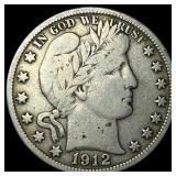 1912-D Barber Half Dollar LIGHTLY CIRCULATED