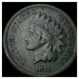 1873 Indian Head Cent NEARLY UNCIRCULATED