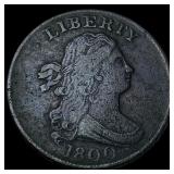 1800 Copper Half Cent LIGHTLY CIRCULATED