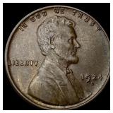 1924-D Lincoln Wheat Cent CHOICE AU