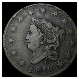 1818 Large Cent NEARLY UNCIRCULATED