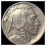 1914-S Buffalo Nickel CLOSELY UNCIRCULATED