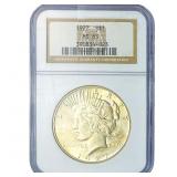 1927 Silver Peace Dollar NGC MS63