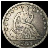 1844-O Seated Liberty Half Dollar LIGHTLY  CIRCUL
