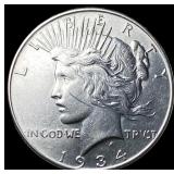 1934 Silver Peace Dollar UNCIRCULATED