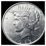 1922 Silver Peace Dollar CLOSELY UNCIRCULATED