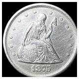 1875-S Silver Twenty Cents CLOSELY UNCIRCULATED
