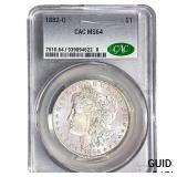 1882-O Morgan Silver Dollar CAC MS64