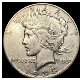 1935-S Silver Peace Dollar NEARLY UNCIRCULATED