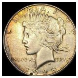 1928-S Silver Peace Dollar NEARLY UNCIRCULATED