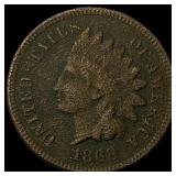 1868 Indian Head Cent NICELY CIRCULATED