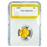 1947 Wheat Cent PGA MS66 RD