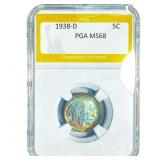 1938-D Buffalo Nickel PGA MS68