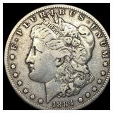 1884-S Silver Morgan Dollar ABOUT UNCIRCULATED