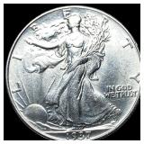 1937 Walking Liberty Half Dollar CHOICE BU