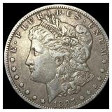 1897-O Silver Morgan Dollar ABOUT UNCIRCULATED