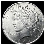 1922 Silver Peace Dollar UNCIRCULATED