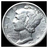 1919 Mercury Dime NEARLY UNCIRCULATED