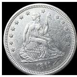 1861 Seated Liberty Quarter CLOSELY UNCIRCULATED