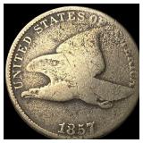 1857 Flying Eagle Cent NICELY CIRCULATED