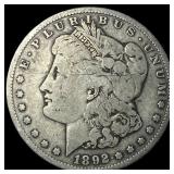 1892 Silver Morgan Dollar LIGHTLY CIRCULATED