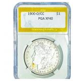 1900-O/CC Morgan Silver Dollar PGA XF40