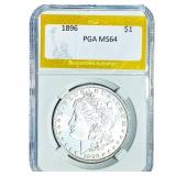 1896 Morgan Silver Dollar PGA MS64