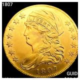1807 $5 Gold Half Eagle UNCIRCULATED