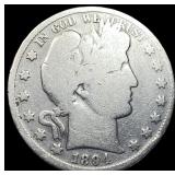 1894 Silver Barber Half Dollar NICELY CIRCULATED