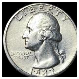 1932-D Silver Washington Quarter CLOSELY UNCIRCULA