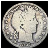 1897-O Silver Barber Half Dollar NICELY  CIRCULAT