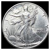 1943 Silver Half Dollar (Walking Liberty) UNCIRCUL
