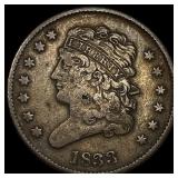 1833 Capped Bust Half Cent HIGH GRADE