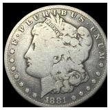 1881-CC Silver Morgan Dollar LIGHTLY CIRCULATED
