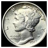 1917 Silver Mercury Dime UNCIRCULATED