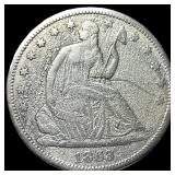 1863-S Silver Seated Liberty Half Dollar HIGH GRAD