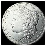 1902-S Silver Morgan Dollar NEARLY UNCIRCULATED