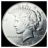 1934 Silver Peace Dollar UNCIRCULATED