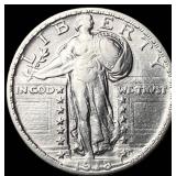1918-D Silver Standing Liberty Quarter CLOSELY UNC